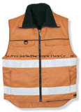 Uve013 100% Polyester Vest Garment Work Suit Overalls Labour Suit Cloth Coat Reflective Clothes