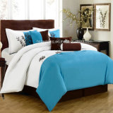 7PCS Made in China Elegant Embroidery Comforter Bedding Set
