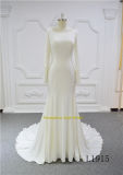 Muslim Sexy Long Sleeve Fashion Wedding Dress Bridal Gown2017