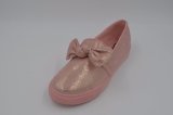 Lady Casual Shoes with Pink Glitter Upper