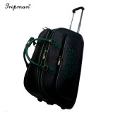 PU Leather Duffel Gym Fitness Bag with Wheels Sports Bags