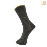 Men's Comb Cotton Fancy Dots Sock with Custom Logo