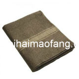 Woven Woolen 30% Wool /70%Polyester Army /Military Blanket (NMQ-AB006)