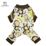 Soft Cotton Adorable Monkey Dog Pajamas Shirt Pet Clothes