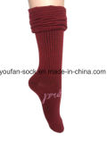 Cotton/Polyester 144n Single Cylinder Loose Cuff Ladies Sock