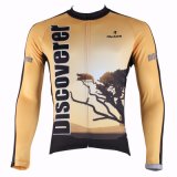 Sun Setting Men's Long Sleeve Breathable Quick Dry Cycling Jersey