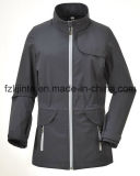 Women's Softshell Outdoor Clothes Long Outerwear