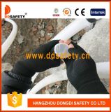 Ddsafety 2017 Nylon Polyester Knitted Gloves with Half Finger