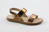 New Fashion Sandal Shinning PU Upper Lady Shoes for Summer