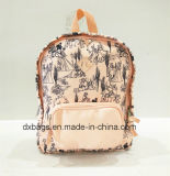 Fashion Style Canvas Backpack for Kids, Leisure Bag for Gril
