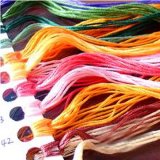 Customized Dyed 100% Cotton Thread for Embroidery