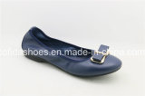 Updated Leather Women Shoes with Charming Bow