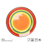 Colorful Hand Painting Side Plate