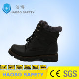OEM Leather Steel Toe Anti-Slip Warm Safety Shoes for Winter