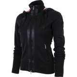 2015 Womens Black Cool Fashion Winter Fleece Jacket