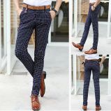 Hot Sale British London Style Tapered Plaid Long Pants