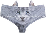 New Design 3D Animal Print for Lady Sexy Panties with Ears