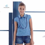 Fashion Summer Girls' Short Sleeve Denim Shirt by Fly Jeans