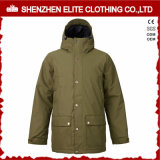 Army Green Mens Winter Warm Snowbaord Jacket with Hood (ELTSNBJI-27)