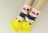 Cute Cartoon Pig Patten Kids Toe Sock