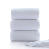 100% Cotton Wholesale Plain White Color Hotel Bath Towel