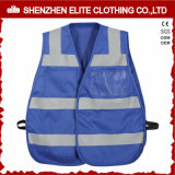 Reflective Blue Disposable Safety Vest Mesh