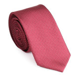 100% Silk Polyester Dots Floral Woven Necktie (NT-021)