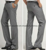 Top Quality Custom Design Mens Formal Wrinkle-Free Silver Grey Dress Pants (pH-P04)