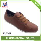 Competitive Price Lightweight Casual Shoes PU Lace up Men Shoes