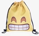 Emoji Gym Drawstring Backpack Bags Party Favors School Bag