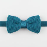 Pewter Knit Bow Tie