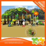 Forest Theme Outdoor Amusement Park Plastic Slide for Children