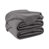 Soft Brush Microfiber Fleece Blanket Super Warm Cozy All Season Lightweight Solid Throw Blankets for Bed or Couch
