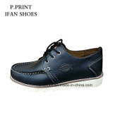 Brand Men Leather Casual Shoes with Geniune Leather