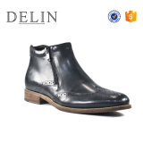 OEM Factory Delin Shoes Genuine Leather Boots Men