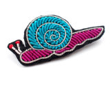 Wholesale Indian Silk Embroidery Thread Badges for Clothing