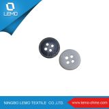 White Button with Resin Material