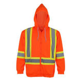 High Vis Men Workwear Reflective Winter Orange Jacket