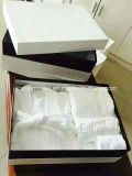 Customized 100% Cotton White Hotel Terry Towel Cloth SPA Bathrobe / Bath Robe