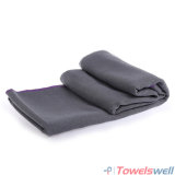 Gray Absorbent Microfiber Hot Yoga Towel