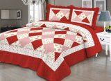 Cheap Microfiber 3 Piece Queen Comforter Quilt Bedspeads Sets