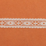 2cm African Lace Fabric Type and Comforbale/Eco-Friendly Lace/Chemical Lace