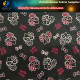 Kitty Printing, Polyester Printed Taffeta Fabric for Children Garment/Lining