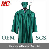 Shiny Forest Green Kindergarten Graduation Gown