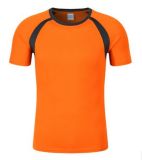 Custom Logo Men's Sport T-Shirt in Various Breathable Mesh Fabric, Colors and Sizes