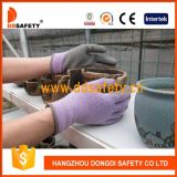 Ddsafety 2017 Foam Latex Coated Safety Gloves of String Knitted