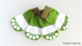 Design Customized Knitting Rubber Anti Slip Basic Dog Socks