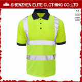 Custom High Quality Reflective Safety Work Polo Shirts (ELTSPSI-9)