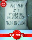 Qualified PVC Resin Sg-3 for Flexible Plastics/Sandals