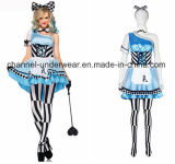 Sexy Adult Women Dress Crazy Mad Hatter Party Costume (TG5286)